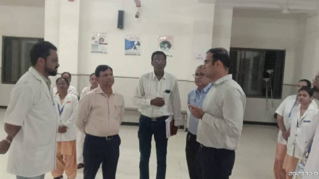 Pankaj Asia inspected Women Hospital in yavatma