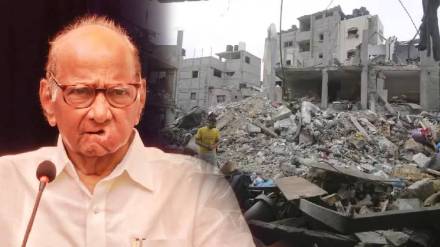 Sharad Pawar Israel Palestine War