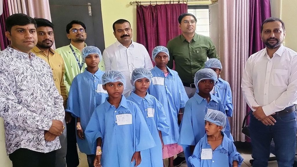 Surgery on 50 children at Sakri Rural Hospital