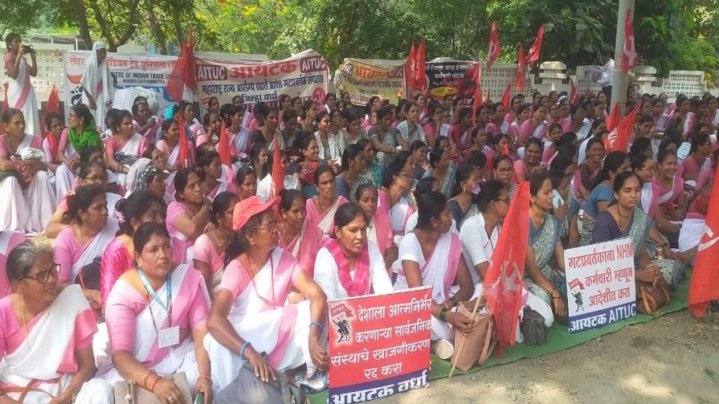 Asha worker agitation wardha