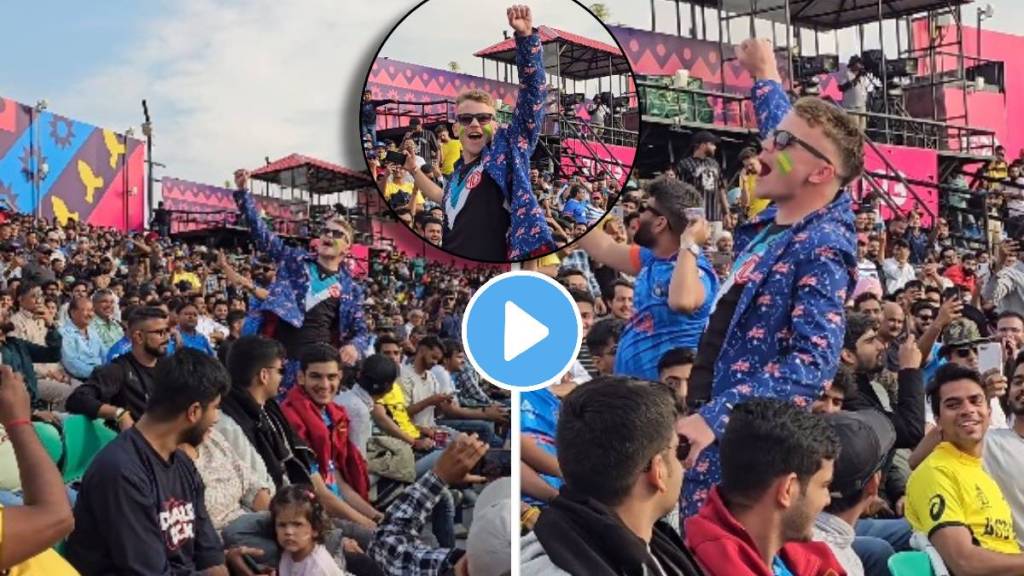 icc world cup 2023 australia mata ki jai when cricket fans raise slogans of jai shri ram video viral