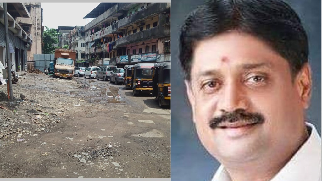 kalyan city shivsena president ravi patil, potholes in kalyan, kalyan municipal corporation