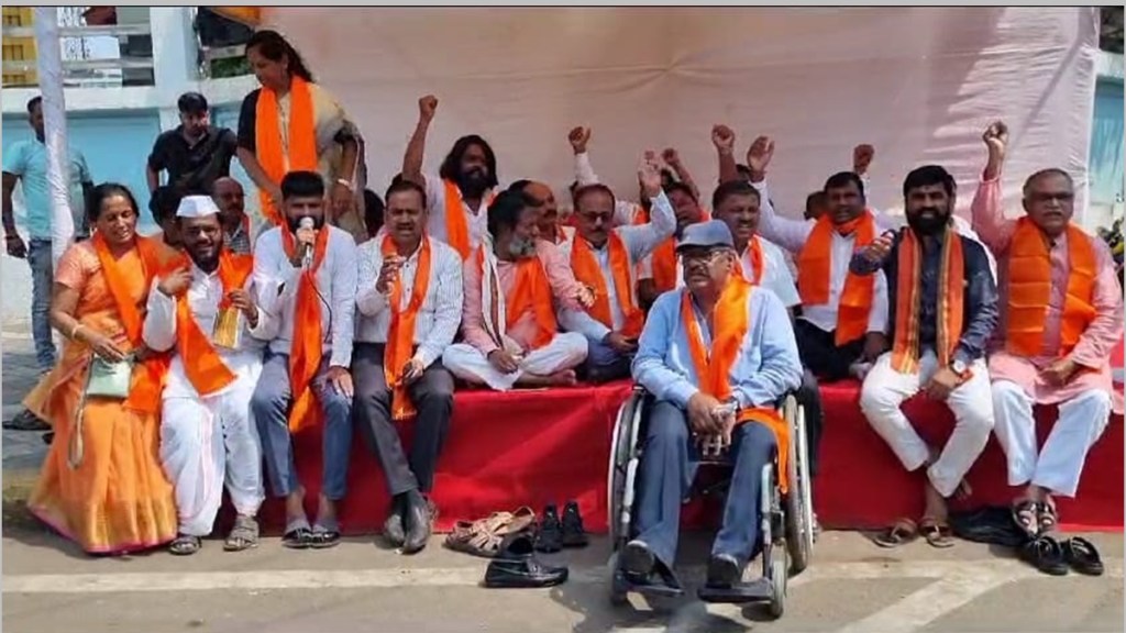 pimpri chinchwad, chain hunger strike, manoj jarange patil, maratha community agressive for reservation