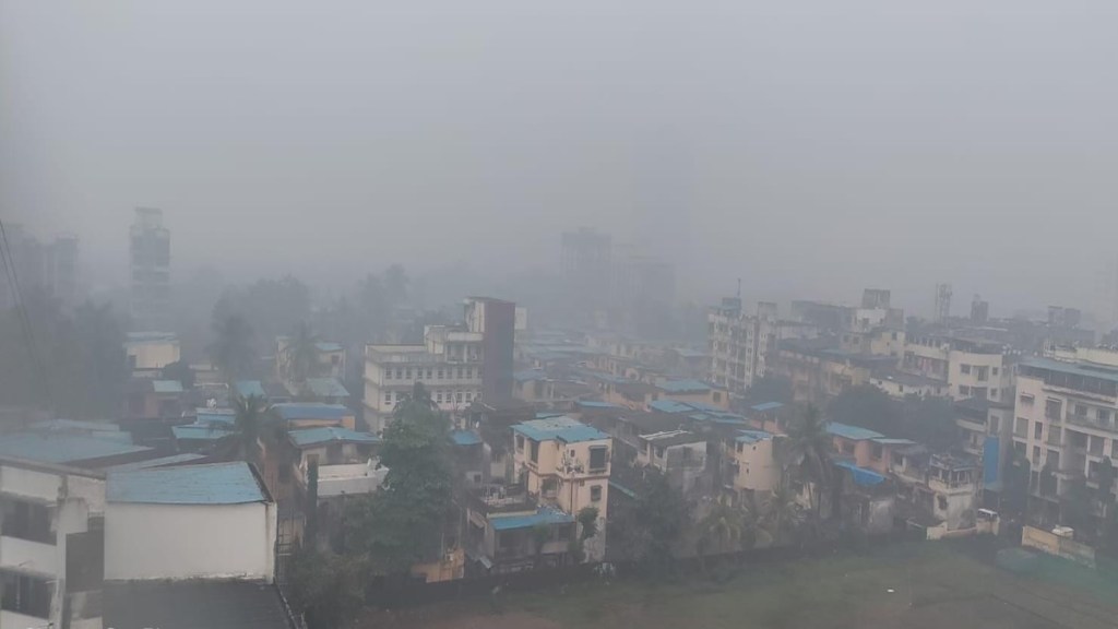 navi mumbai air pollution, air pollution navi mumbai, delhi like air pollution in navi mumbai, morning fog in navi mumbai