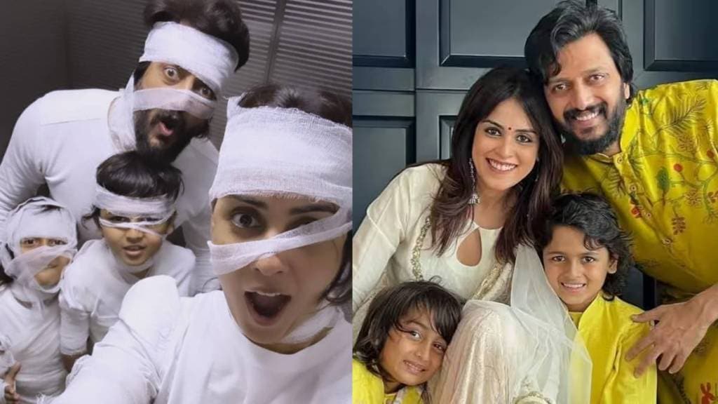 genelia deshmukh shared halloween time photo