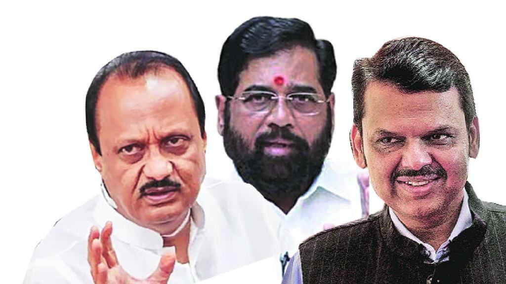 eknath shinde ajit pawar and dewendra fadanvis