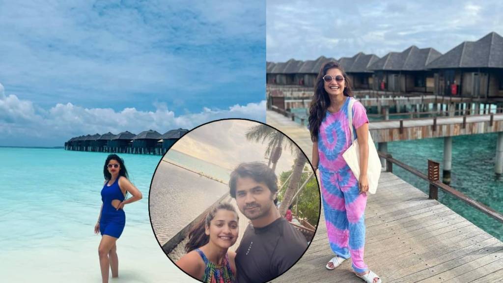 hruta durgule enjoying holiday in maldives