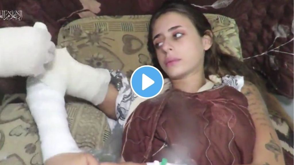 israel woman hostage in gaza viral video (1)