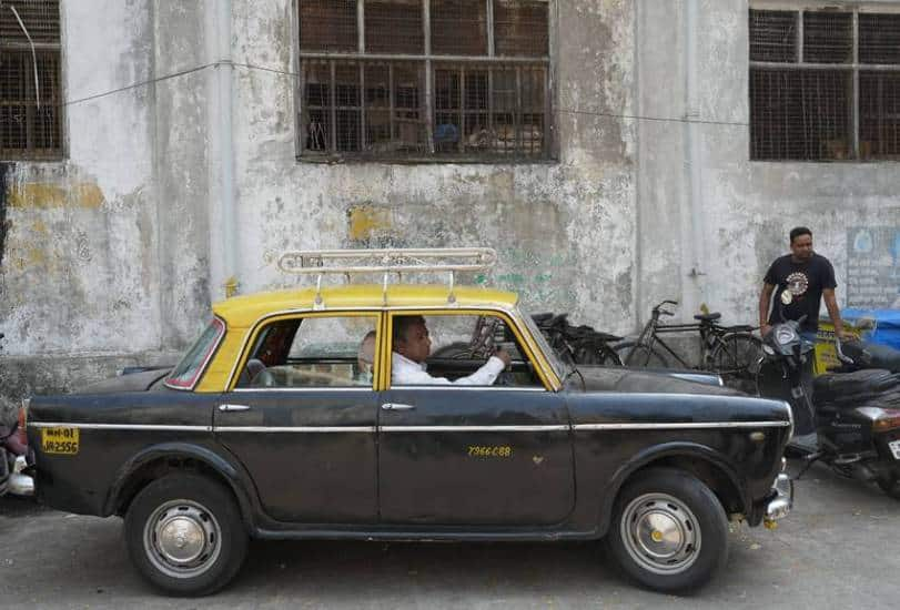 Mumbai black yellow taxi