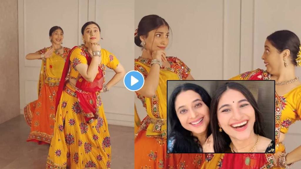 kishori godbole and daughter sai godbole garba reel viral