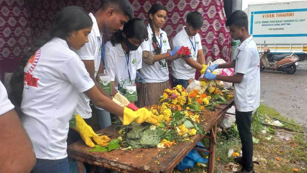 4 tonnes of nirmalaya collected during ganeshotsav in kalyan dombivli