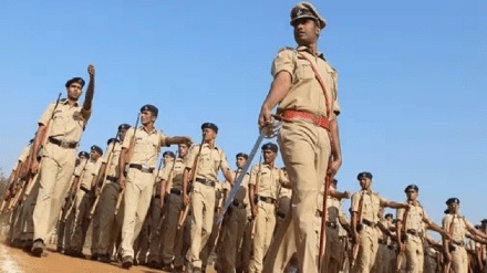 Physical Test Police Sub Inspector Recruitment conducted navi mumbai