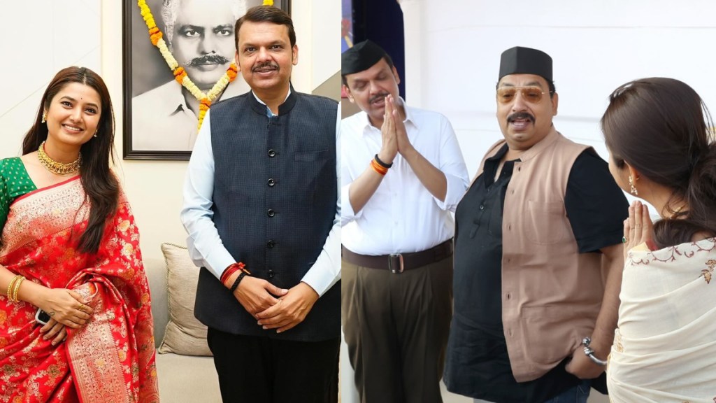 prajakta mali devendra fadnavis