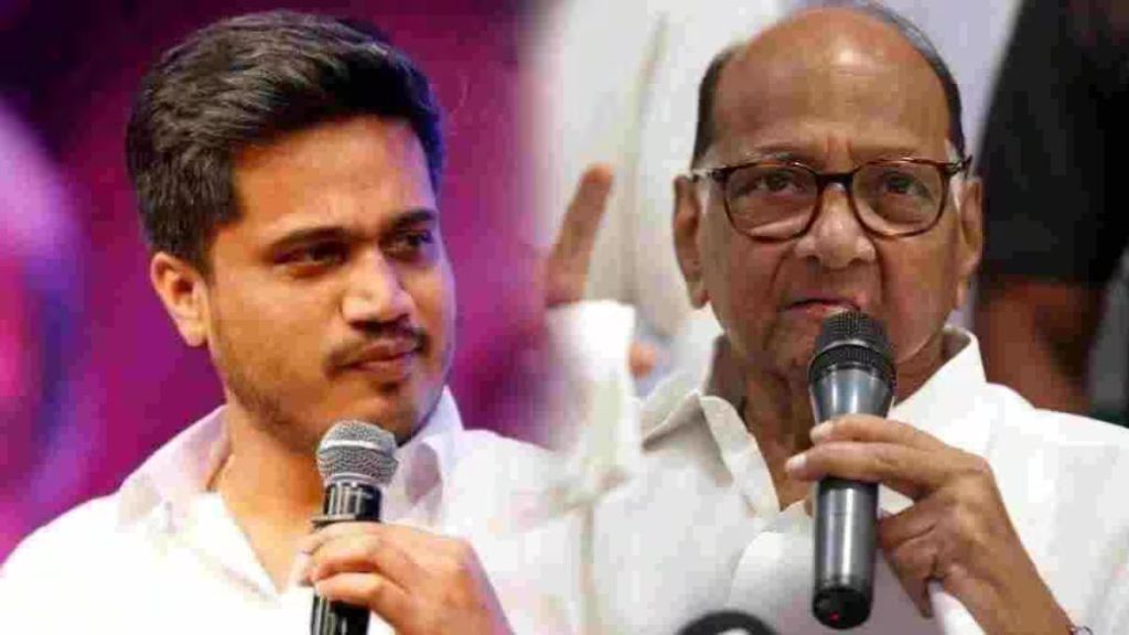 rohit pawar and sharad pawar