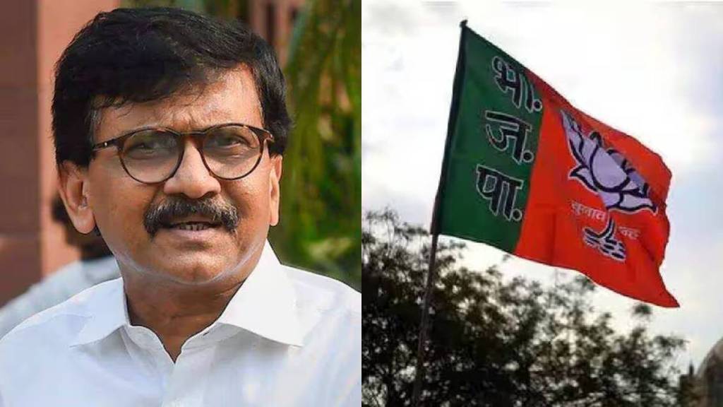 sanjay raut bjp flag