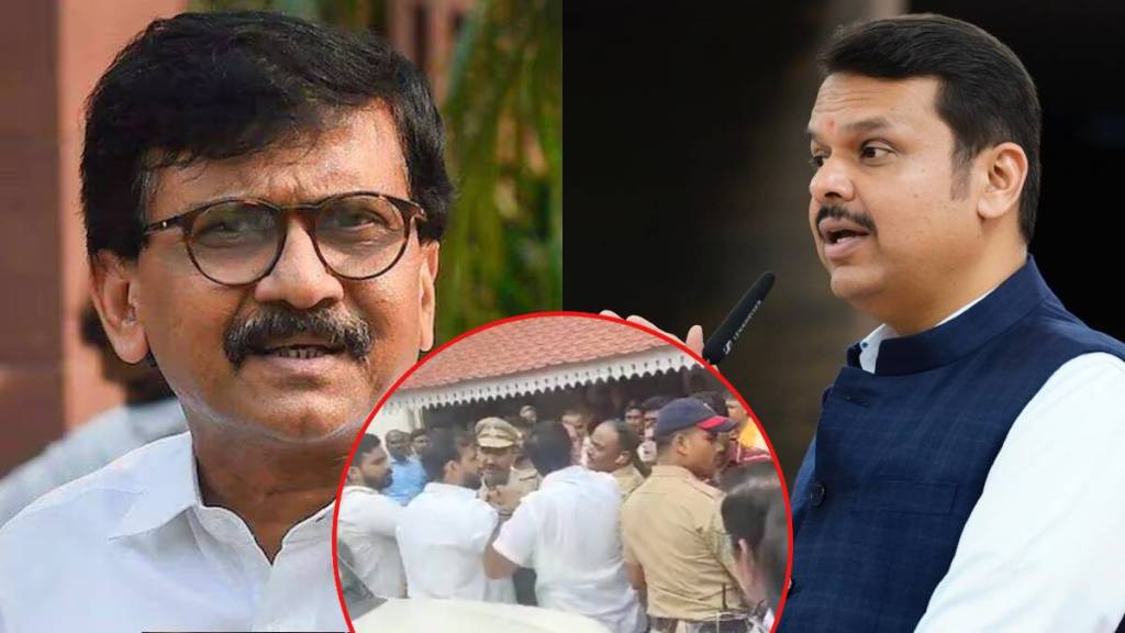 sanjay raut devendra fadnavis