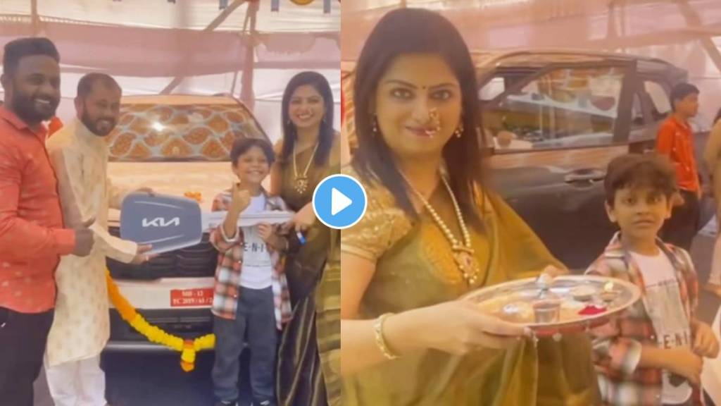 smita shewale bought new car on the occasion of dasara