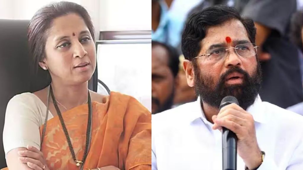 supriya sule and eknath shinde