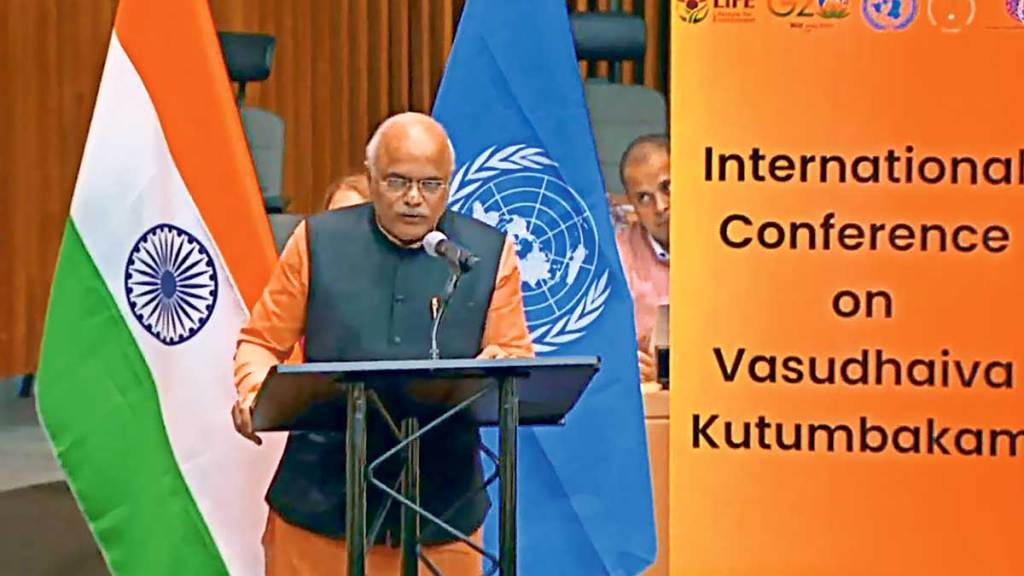 vinay sahasrabuddhe expressed importance of vasudhaiva kutumbakam