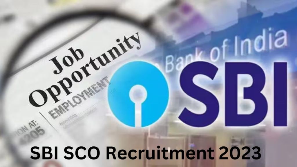 SBI SCO Recruitment 2023