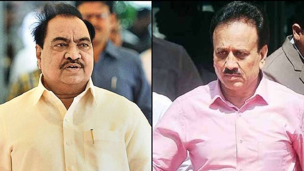 Eknath Khadse and Girish Mahajan