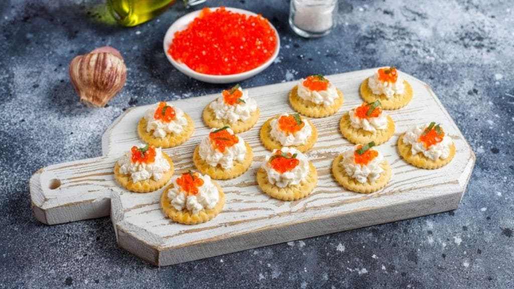 Monaco biscuit canapes recipe