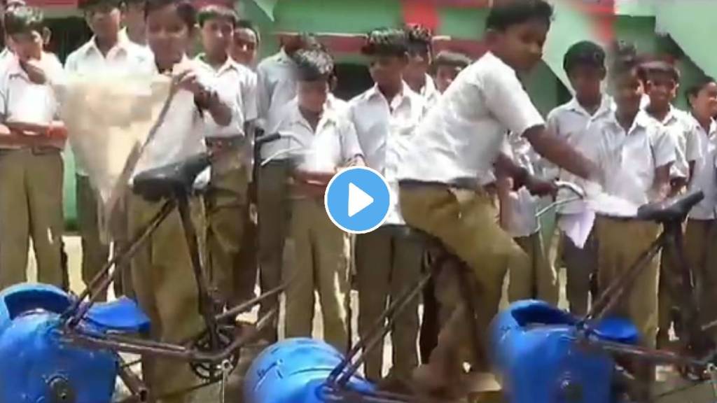 viral video child made washing machine from water drum desi jugad viral