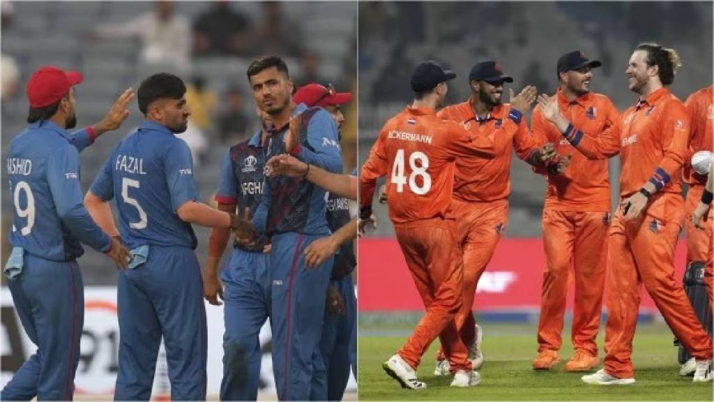 NED vs AFG World Cup 2023 Latest Score Updates in Marathi