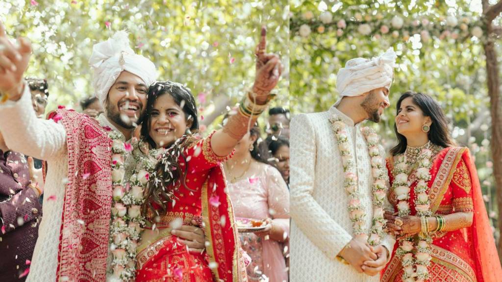 marathi actress amruta deshmukh share same wedding photos and expressed desire husband to prasad jawade