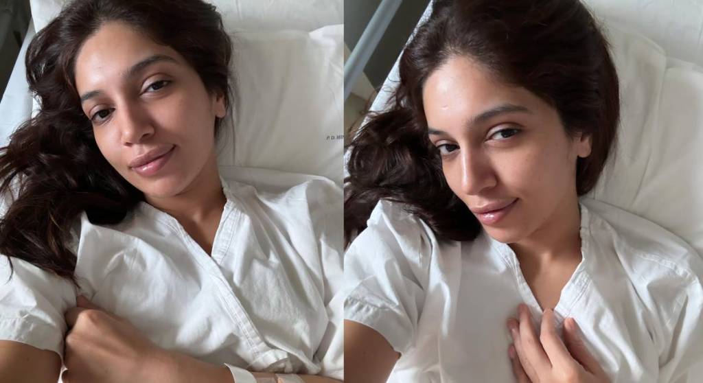 bollywood actress bhumi pednekar is suffering from dengue she hospitalized for last eight days