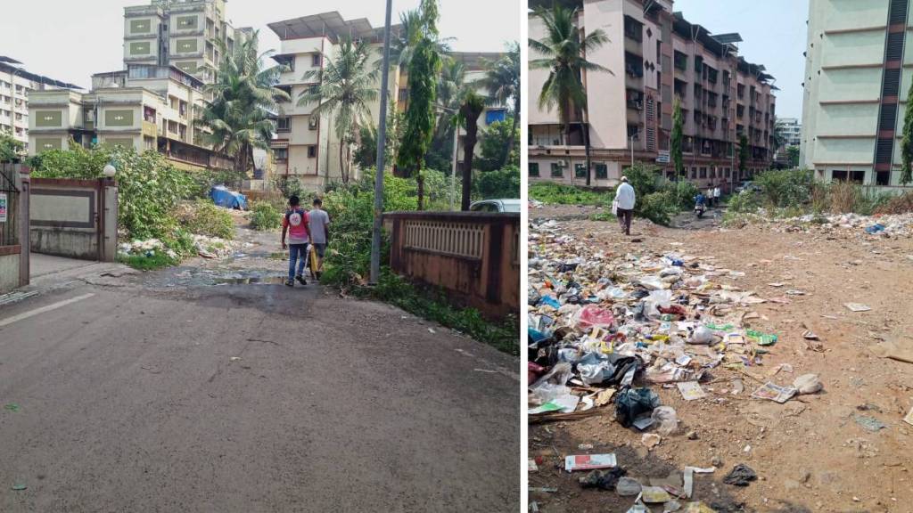 Garbage heaps Dombivli Garibachapada