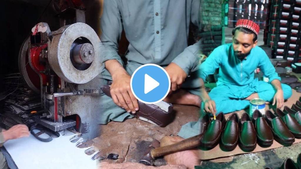 how to shoes are made in a factory video goes viral