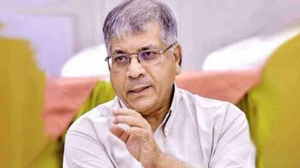 Prakash Ambedkar in Pune