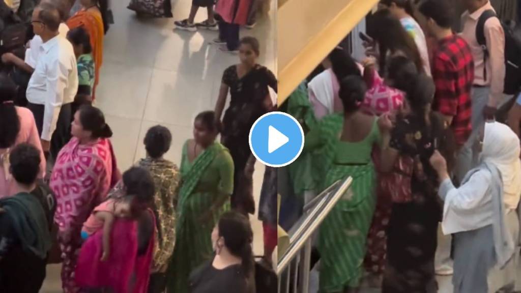 viral video group of women steal passenger purse at delhi metro