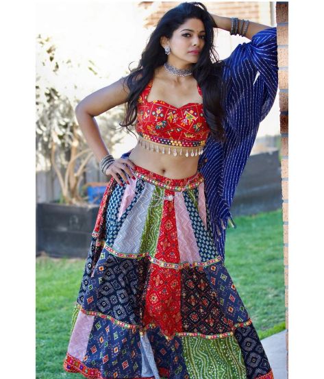 Pooja Sawant Ghagra Choli Look