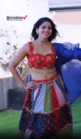 Pooja Sawant Ghagra Choli Look