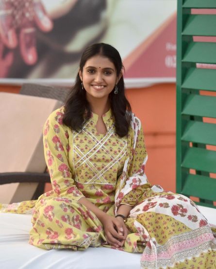 Rinku Rajguru Orange Paithani Saree