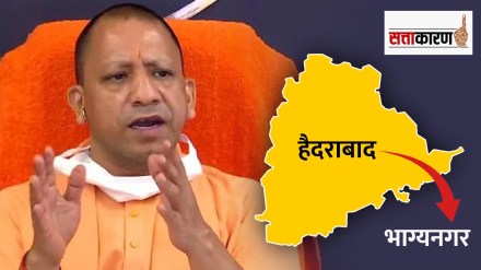 yogi adityanath and hyderabad city name change