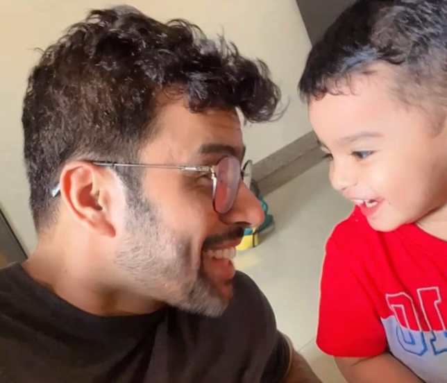 amit bhanushali son hridaan bhanushali debut in tharala tar mag 