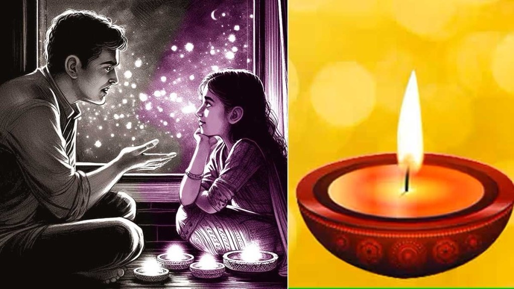 diwali lokrang, diwali communication between father and daughter