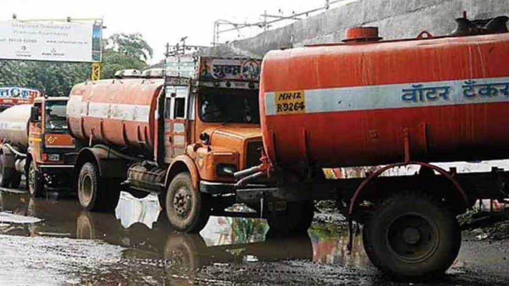 panvel municipal corporation area, water tanker panvel