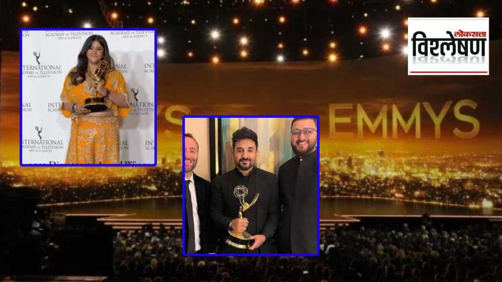 ekta kapoor and vir das an emmy award