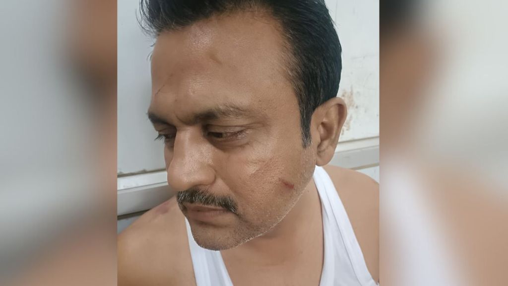 angry farmer brutally beat up an electrical engineer