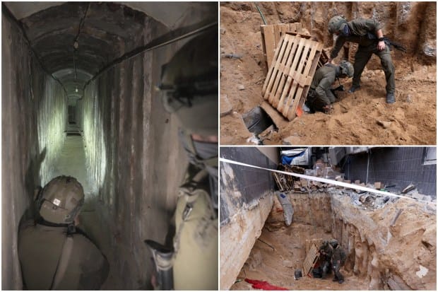 Israeli Military finds narrow tunnel beneath Shifa Hospital!