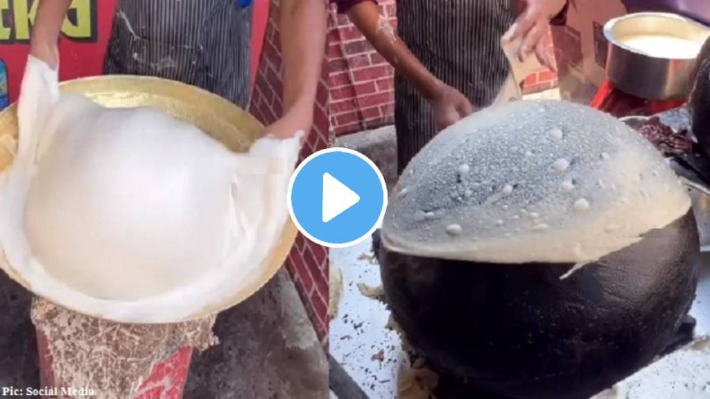 nagpur famous matka roti mande making viral video how to make mande recipe in marathi