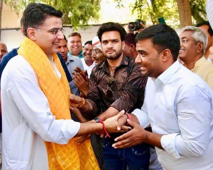 Sachin Pilot and Sara Pilot