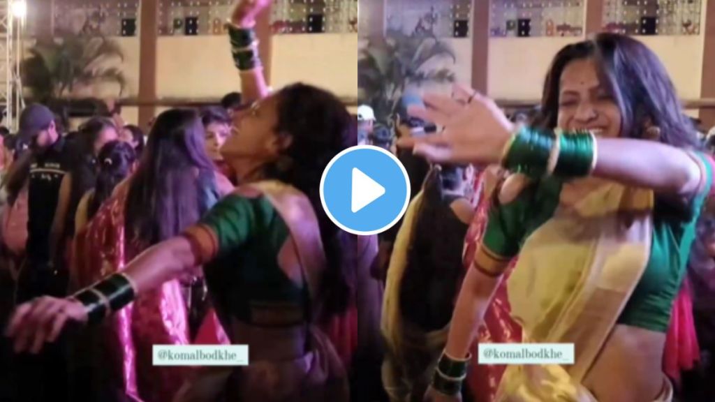 a young marathi girl wearing saree dance video viral instagram reels social media