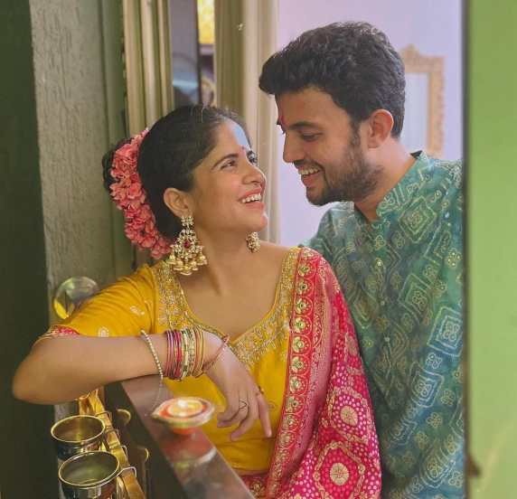 amruta deshmukh and prasad jawade wedding rituals has started