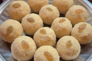 rava laddu without sugar syrup