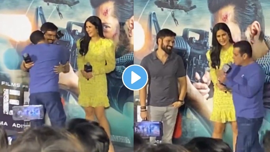 salman khan kissed emraan hashmi in tiger 3 success event katrina kaif reaction